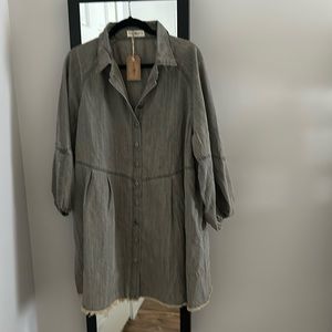 NWT Natural Life Georgia Shirt Dress